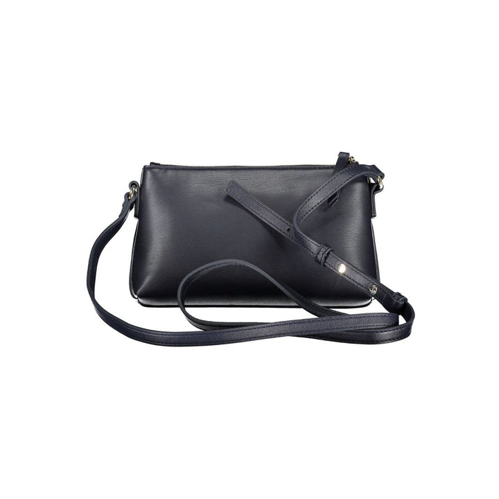 Tommy Hilfiger Blue Polyurethane Women's Shoulder Bag