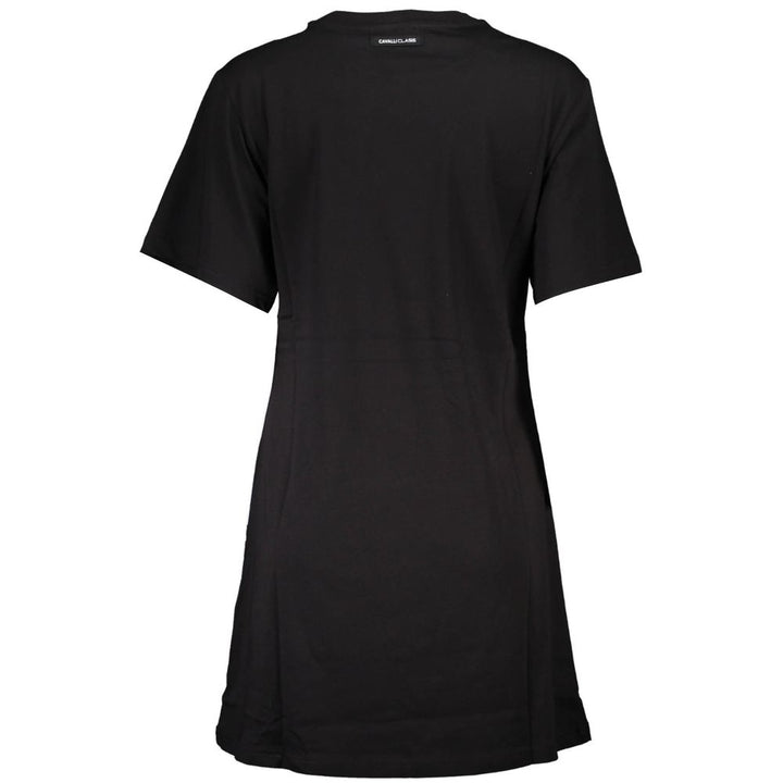 Cavalli Class Black Cotton Dress