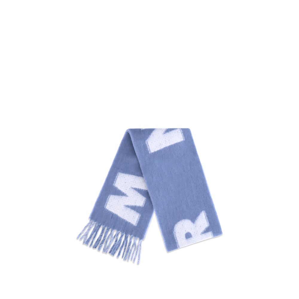 Marni Blue Wool Scarf
