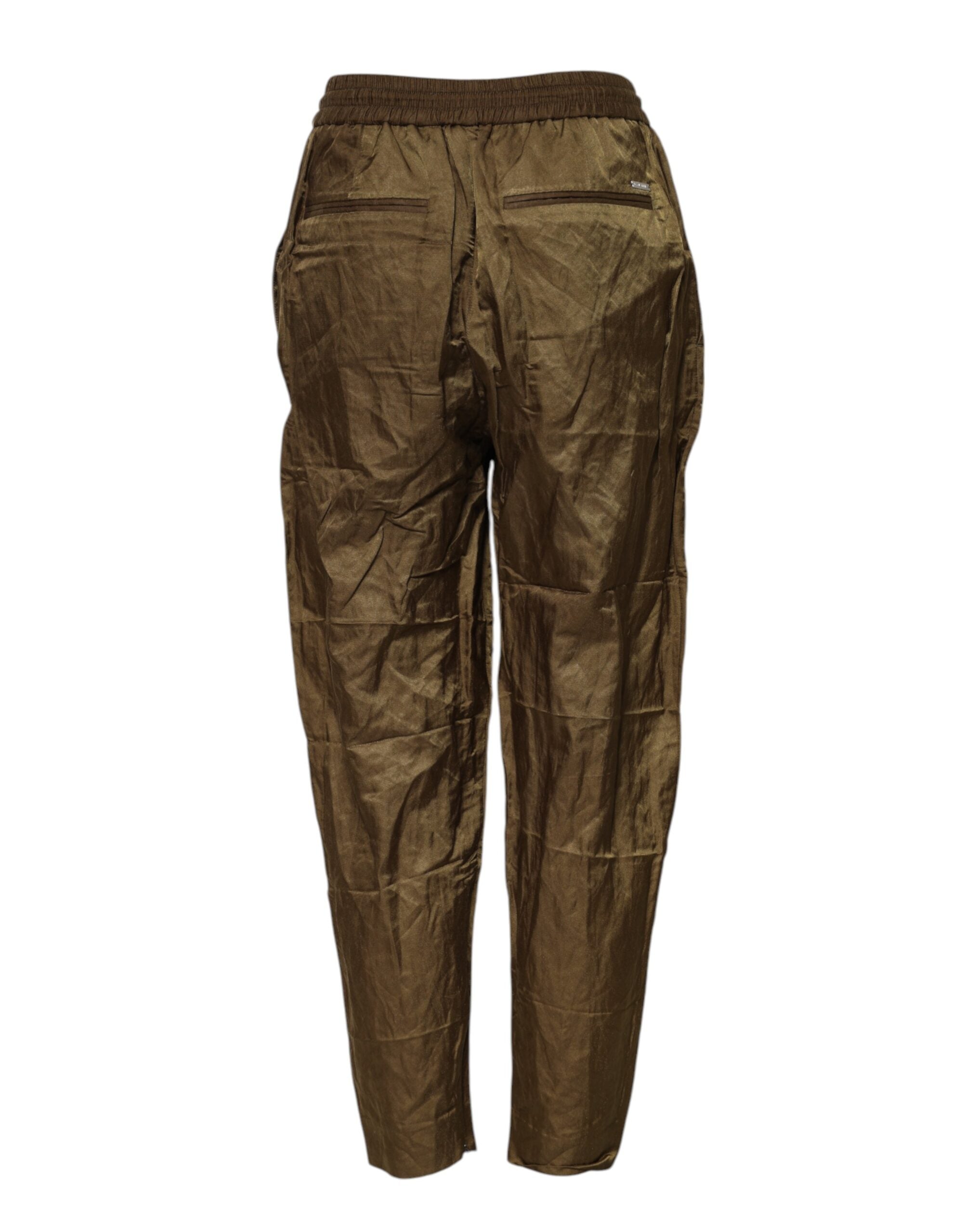 Dsquared² Brown Mid Waisted Women Sweatpants Pants