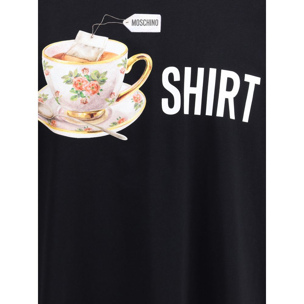 Moschino Black Cotton T-Shirt