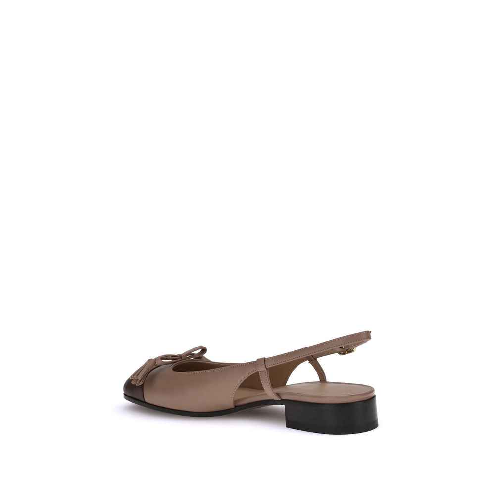 Valentino Garavani Multicolor Goatskin Ballet Flats