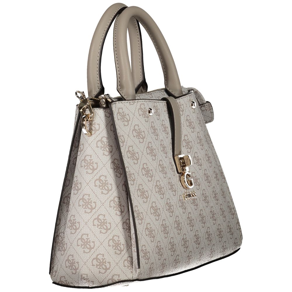 Guess Jeans Beige Polyester Women Sneaker
