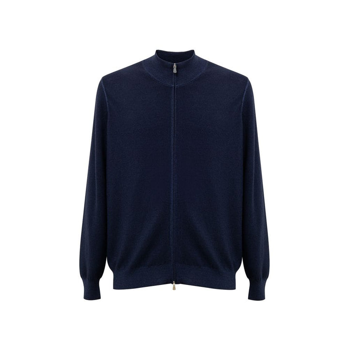 Gran Sasso Blue Wool T-Shirt