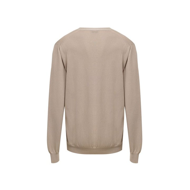 Gran Sasso Beige Cotton Cardigan