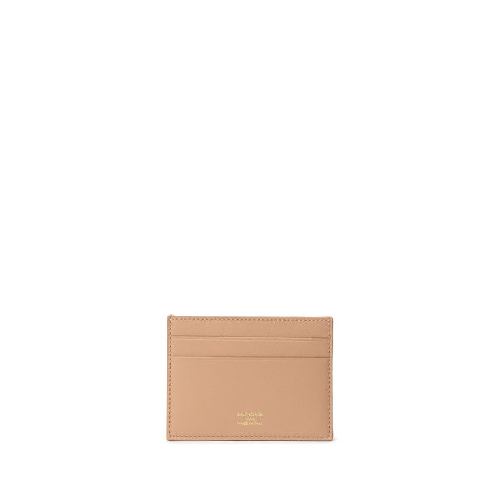 Balenciaga Beige Leather Cardholder