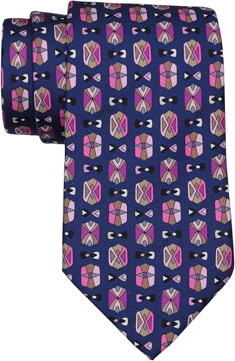 Emilio Pucci Multicolor Geometric Artistic Tie