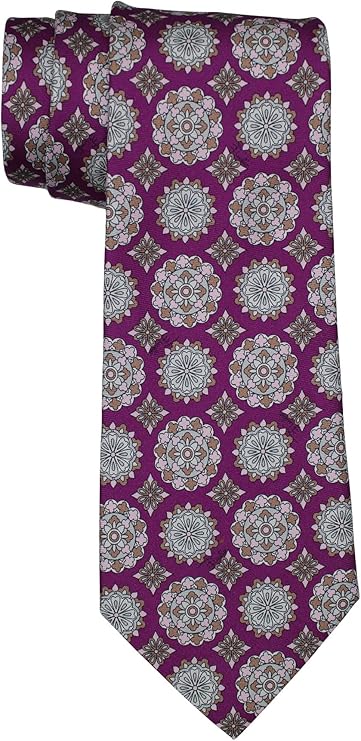 Emilio pucci Purple Fancy Medallion Tie