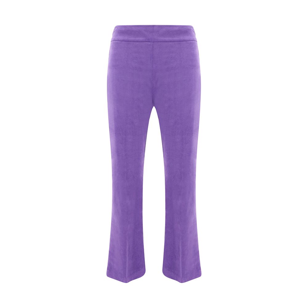 Avenue Montaigne Multicolor Cotton Casual Pants