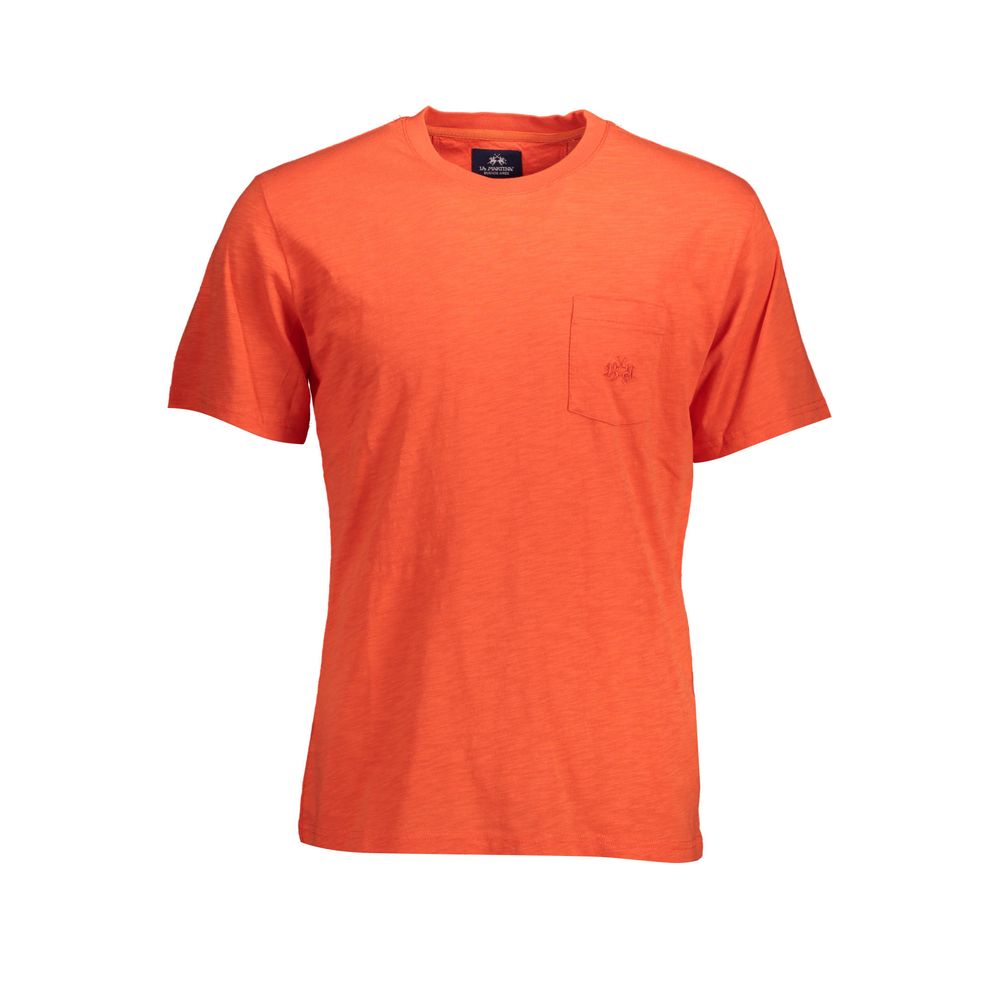 La Martina Red Cotton Men's T-Shirt