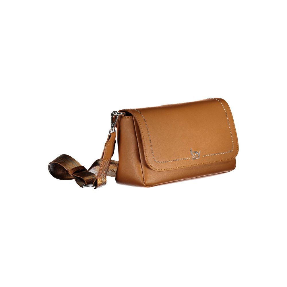 BYBLOS Marrone Polyurethane Women Handbag