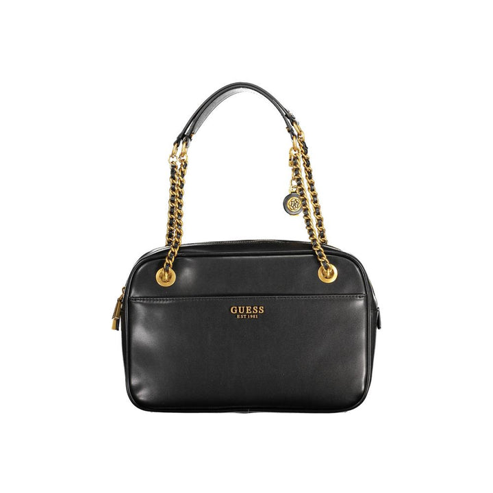 Guess Jeans Black Polyethylene Handbag