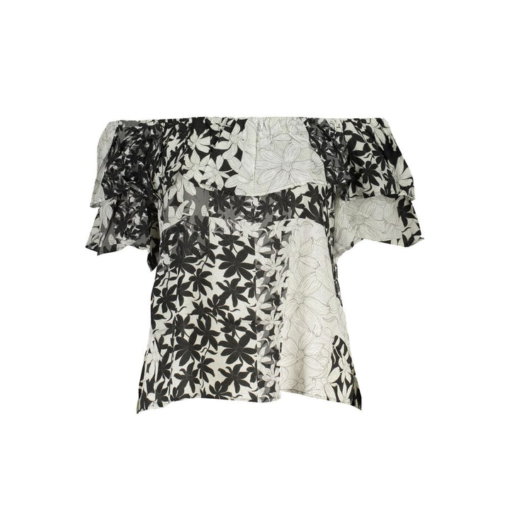 Desigual Bianco Cotton Women T-Shirt