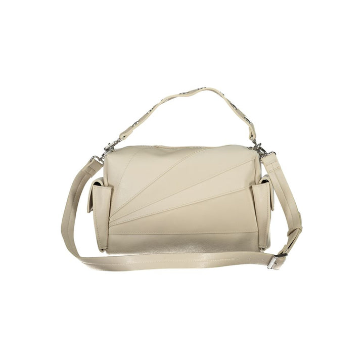 Desigual Beige Polyurethane Women Handbag