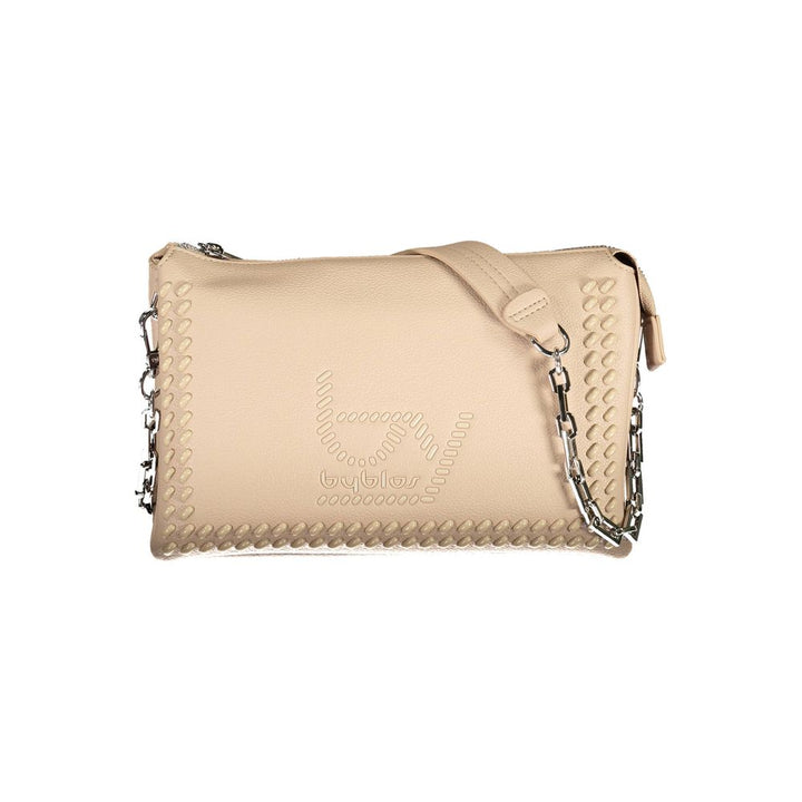 BYBLOS Beige Polyurethane Women Handbag