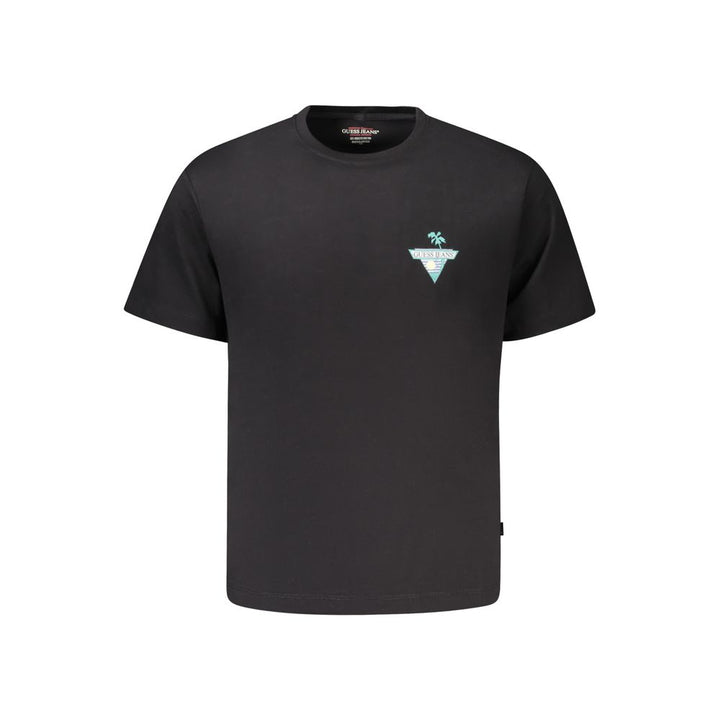 Guess Jeans Black Organic Cotton Men's T-Shirt
