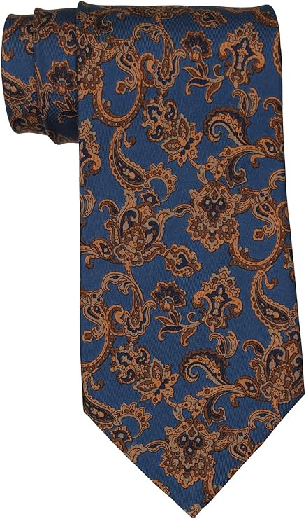 Stefano Ricci Blue Paisley Printed Tie