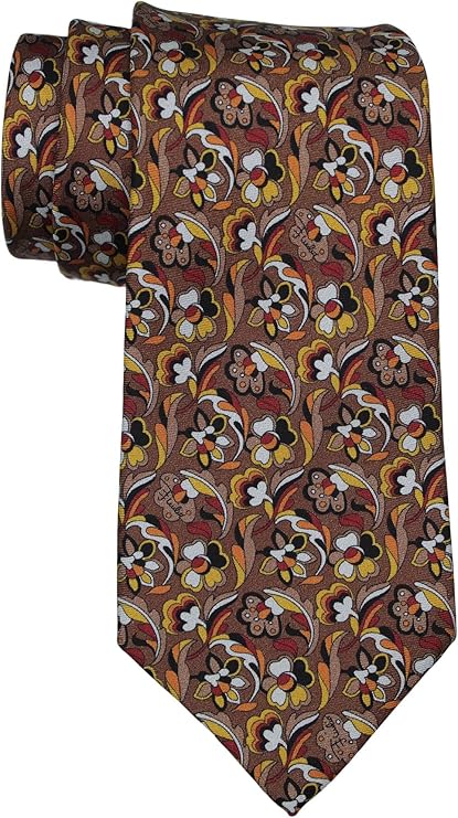 Emilio pucci Multicolor Abstract Floral Artsy Tie
