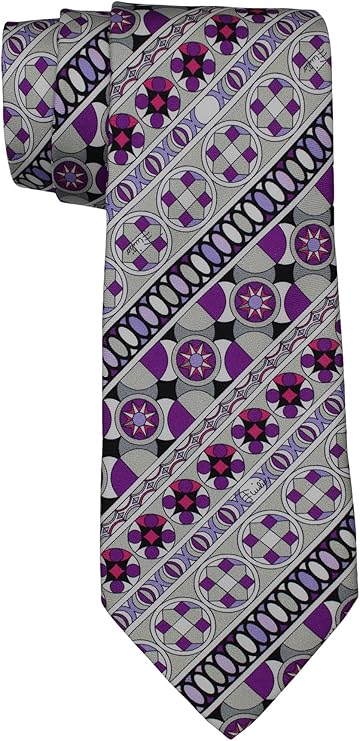 Emilio pucci Multicolor Tapestry Striped Tie