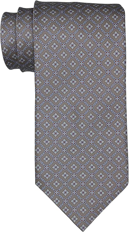 Stefano Ricci Satin Tan Geometric Tie