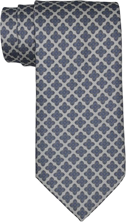 Stefano Ricci Satin White Medallion Tie