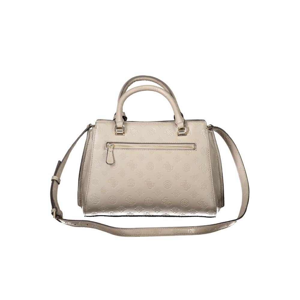 Guess Jeans Beige Polyurethane Women Handbag