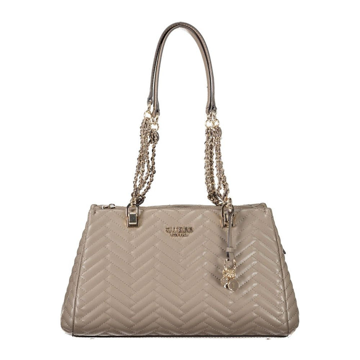 Guess Jeans Marrone Polyurethane Women Handbag