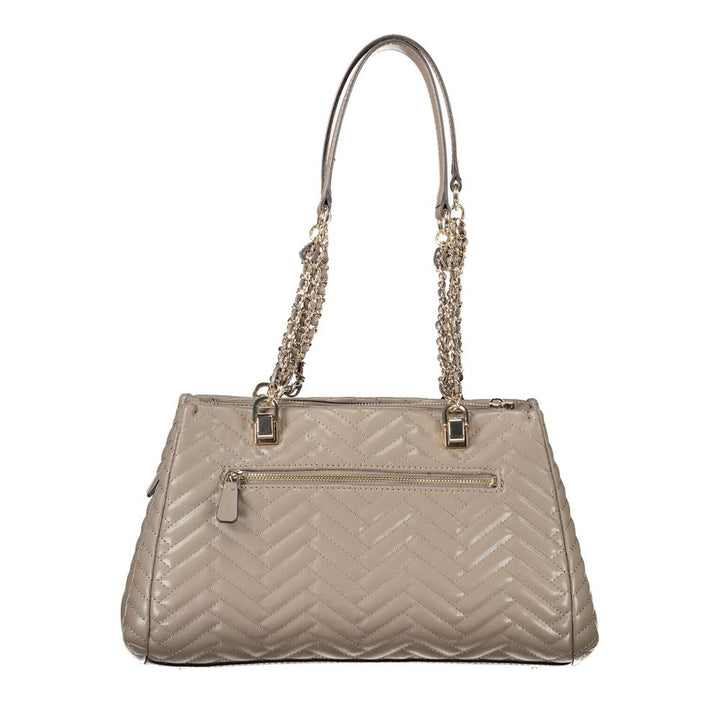 Guess Jeans Marrone Polyurethane Women Handbag