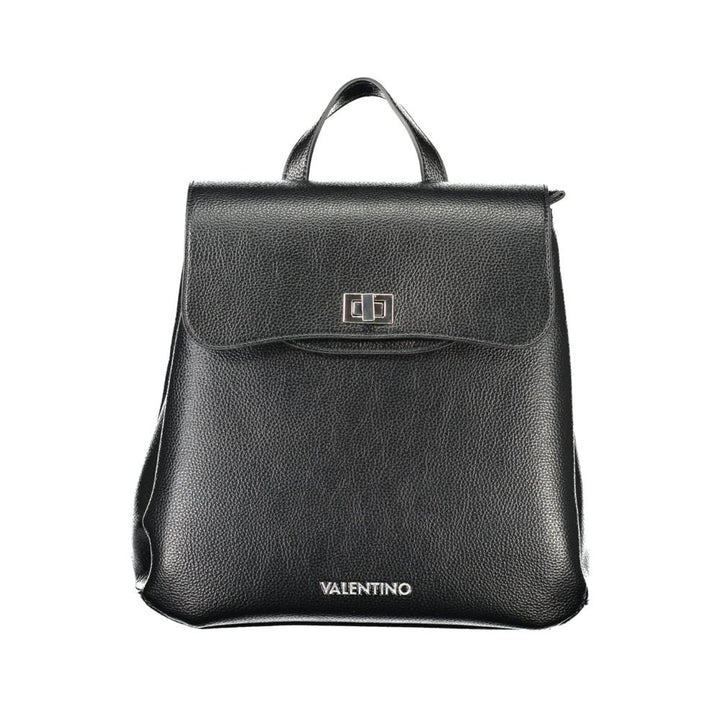 Mario Valentino Nero Polyurethane Women Backpack