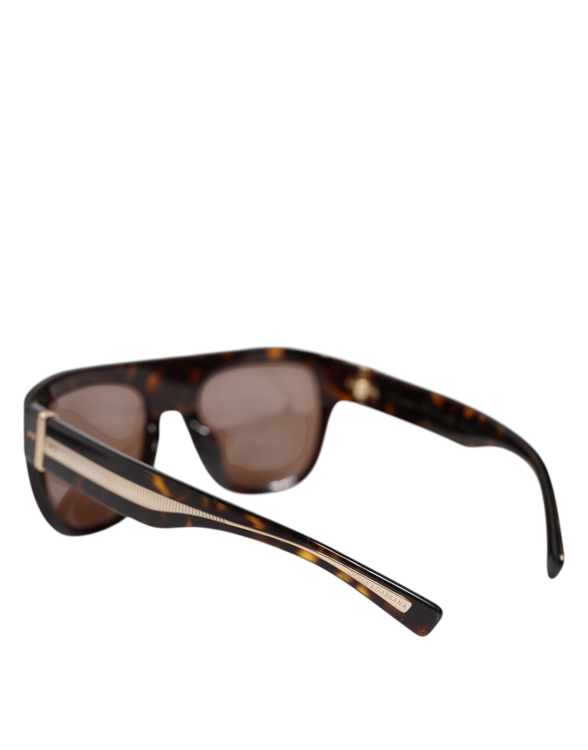 Dolce & Gabbana Dark Brown Havana DG4398F Square Frame Eyewear Sunglasses