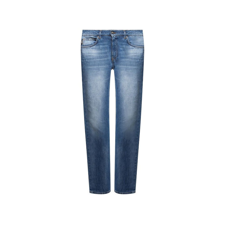 Versace Cotton Logo Denim Jeans
