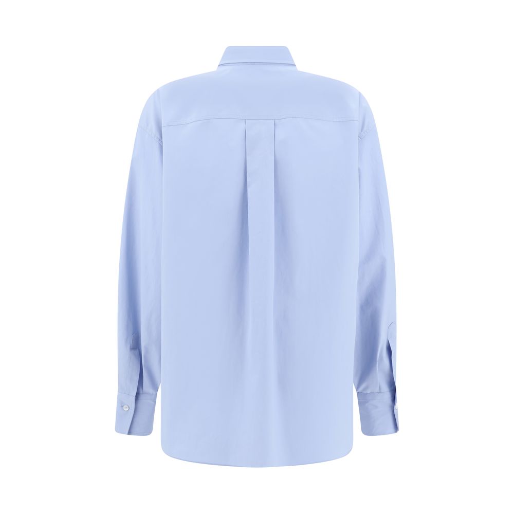 Brunello Cucinelli Blue Cotton Dress Shirt