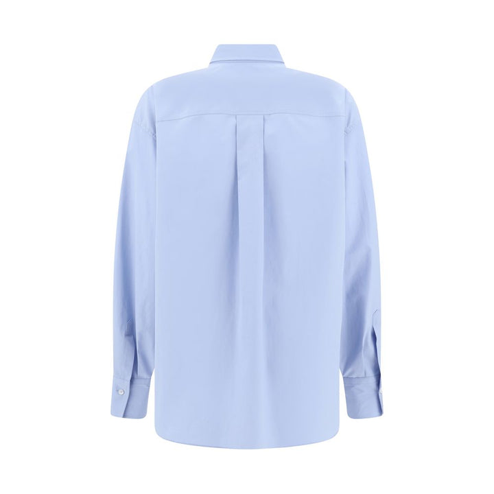 Brunello Cucinelli Blue Cotton Dress Shirt