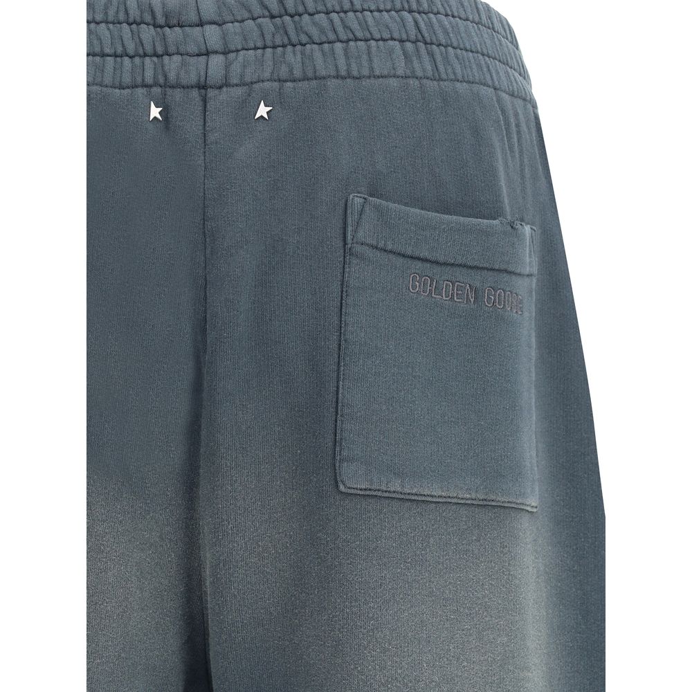 Golden Goose Black Cotton Athletic Pants