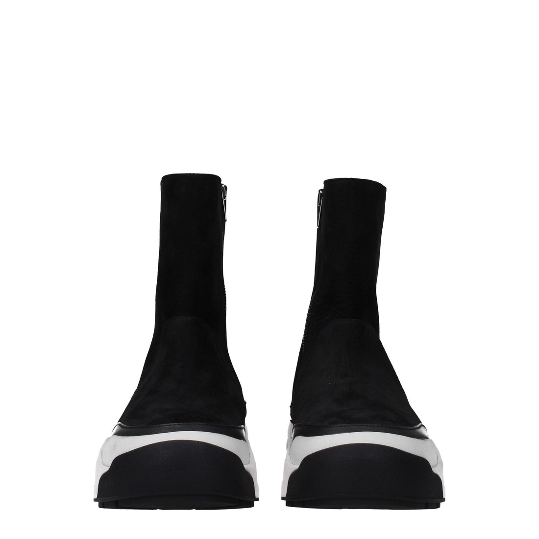 Kenzo Black Leather Ankle Boots