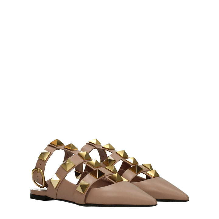 Valentino Garavani Pink Leather Sandals