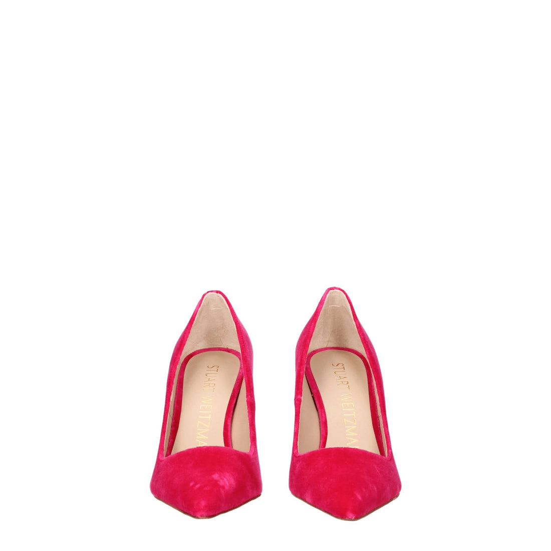 Stuart Weitzman Pink Velvet Broch