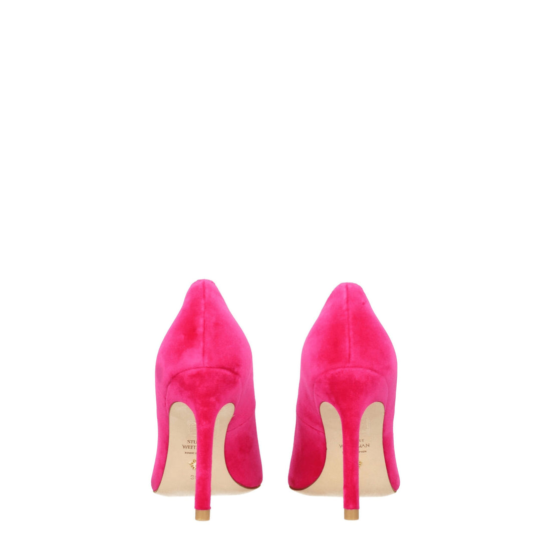 Stuart Weitzman Pink Velvet Broch