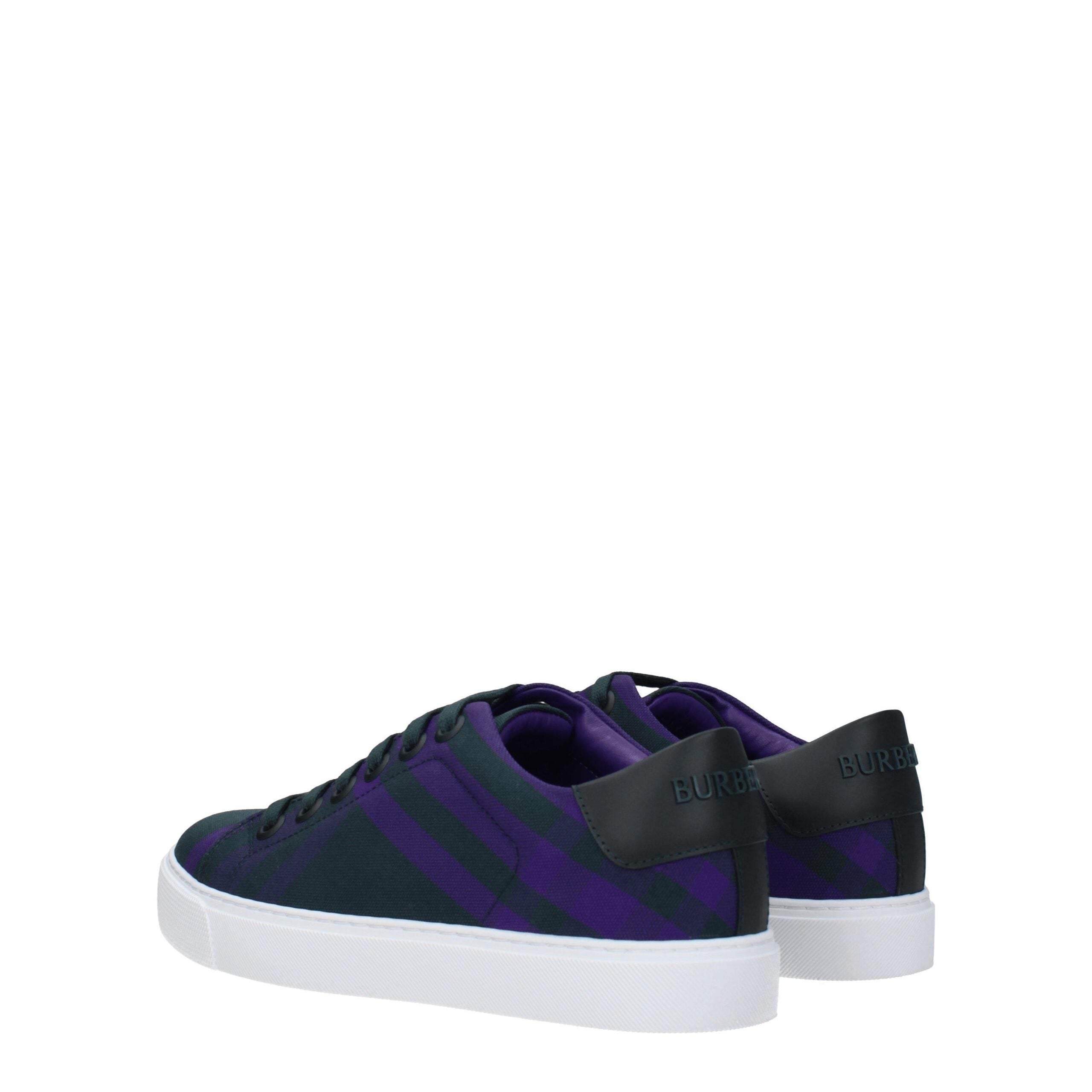 Burberry Green Fabric Sneakers