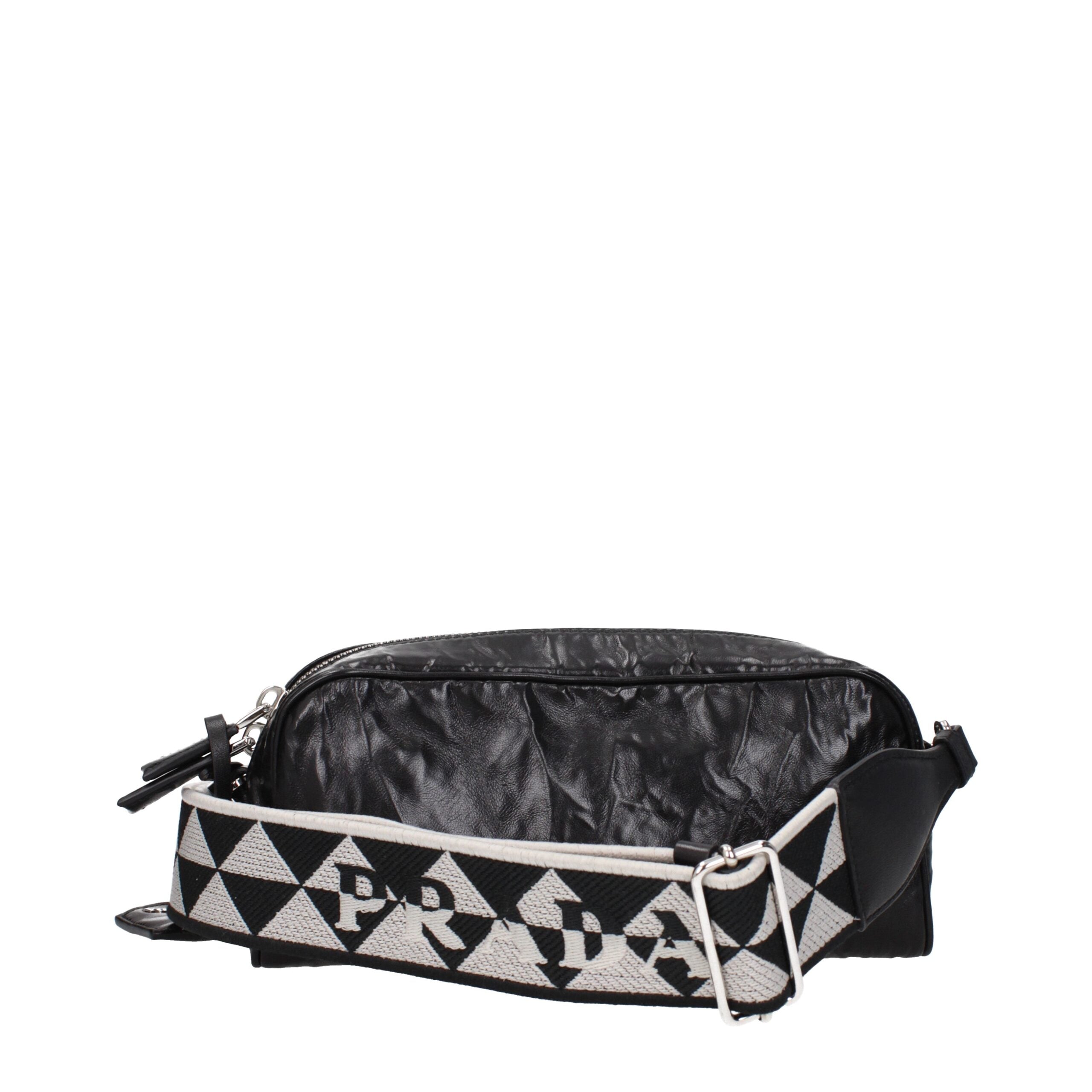 Prada Black Leather Crossbody Bag