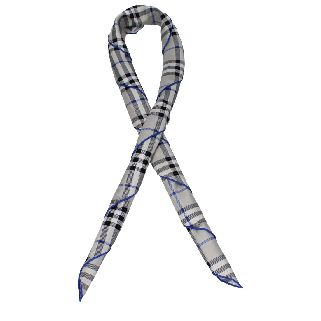 Burberry Gray Silk Foulard