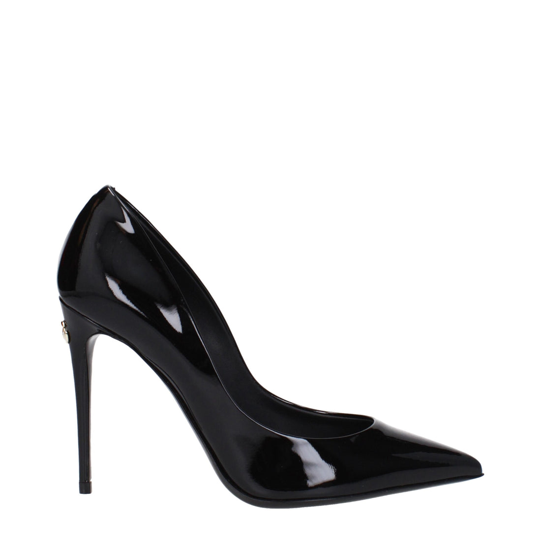 Dolce & Gabbana Black Leather Broch