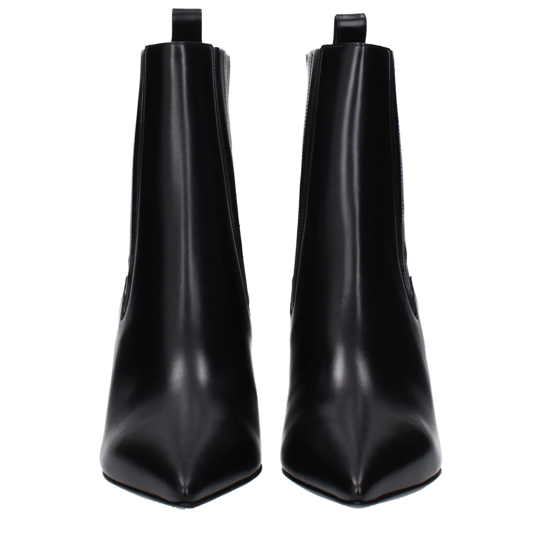 Valentino Garavani Black Leather Ankle Boots