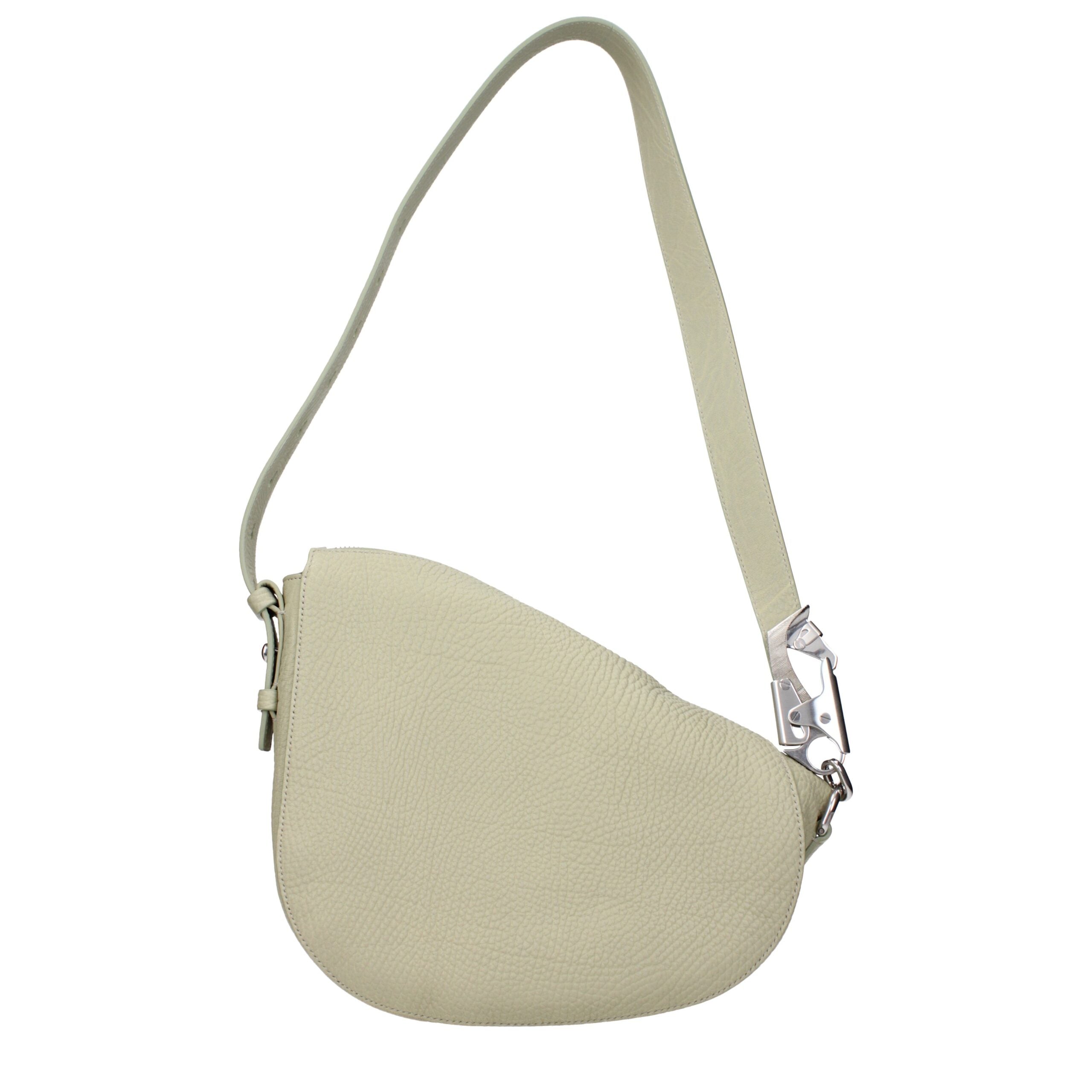 Burberry Green Leather Shoulder Bag