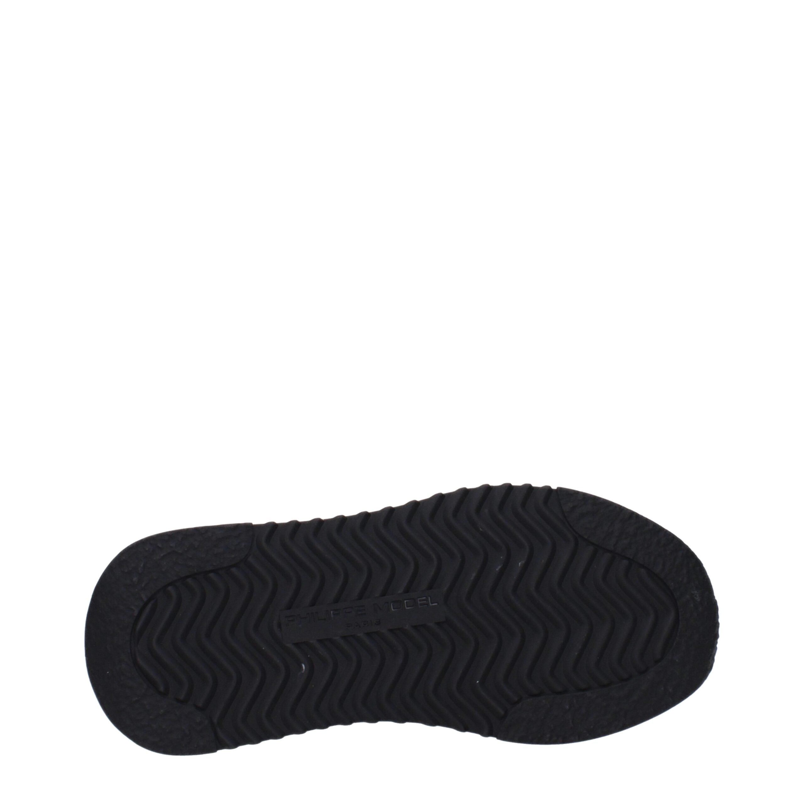 Philippe Model Black Fabric Athletic Sneakers