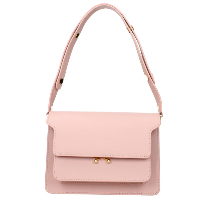 Marni Pink Leather Shoulder Bag