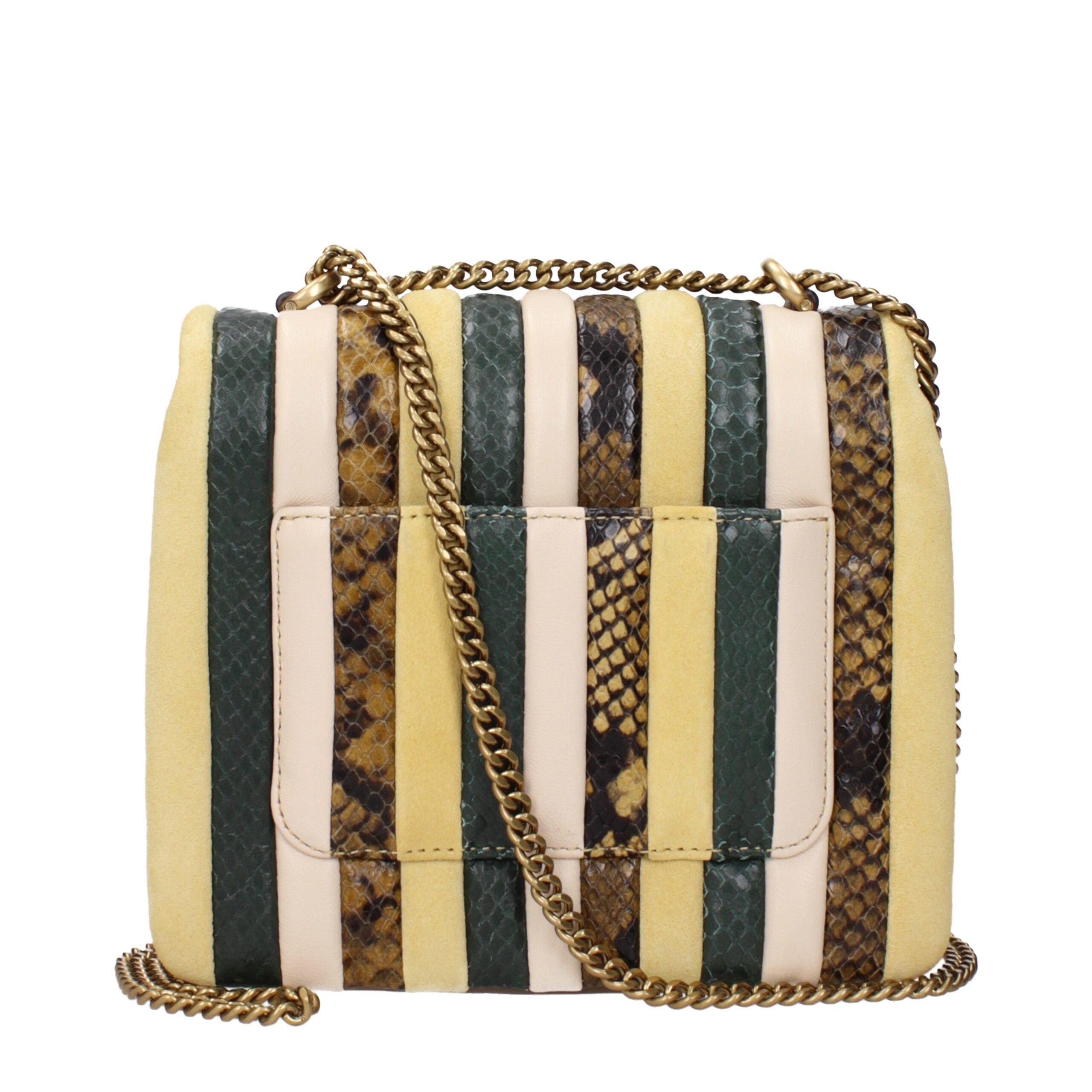 Tory Burch Yellow Leather Shoulder Bag