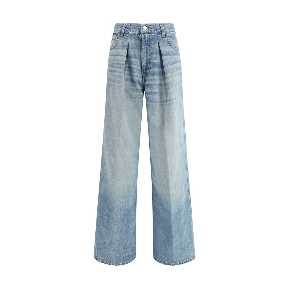 Haikure Blue Cotton Jeans Denim