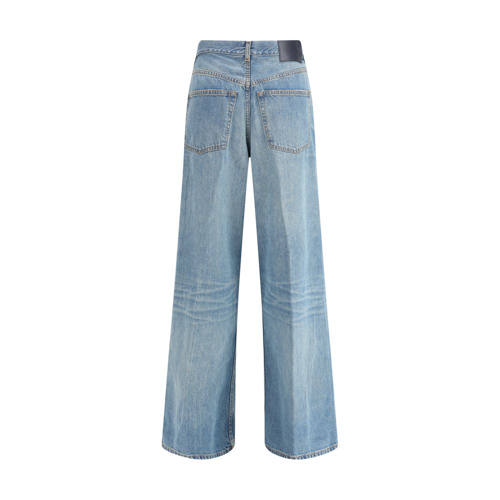 Haikure Blue Cotton Jeans Denim
