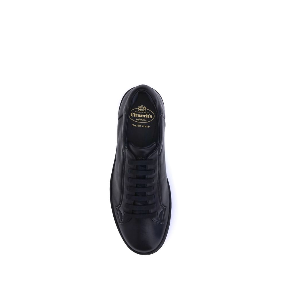Church's Black Lamb Ovis Aries Aries Low Top Sneakers